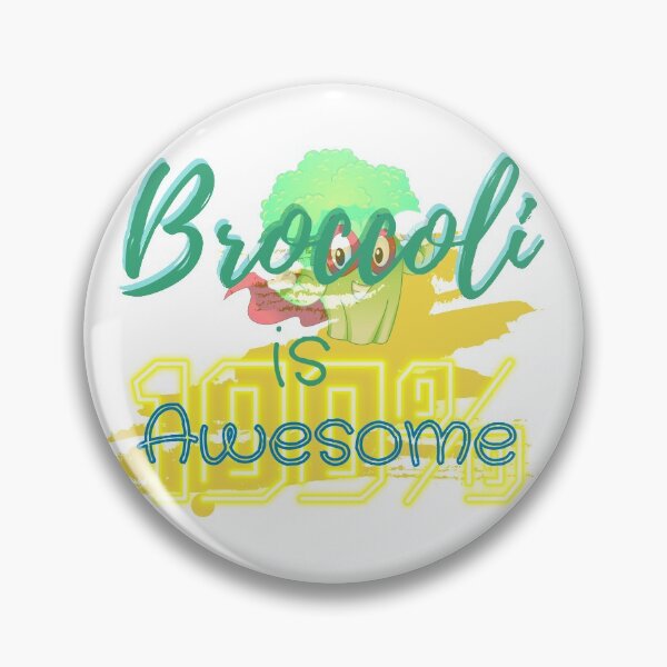 Item preview, Broccoli Is Awesome Vegetarian Lover Healthily Food designed and sold by Hpod.