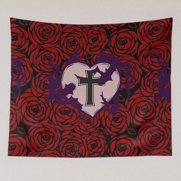 Item preview, Black Rose Aesthetic -Thorny Heart -Soft Grunge designed and sold by OliviaGbyKyro.