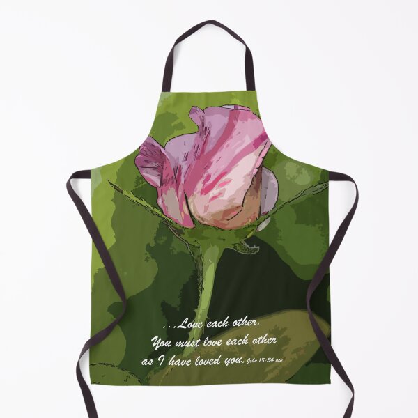 Item preview, Love Each Other One Candy Cane Rose Bud designed and sold by KirtTisdale.
