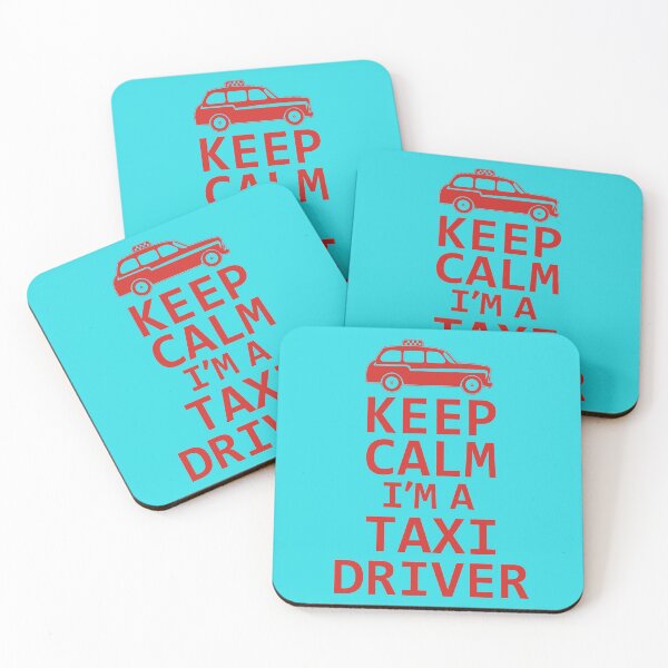 Item preview, Keep Calm I'm A Taxi Driver. Funny Taxi Driver, Cab Driver, Uber Driver Design. designed and sold by DesignHouse07.