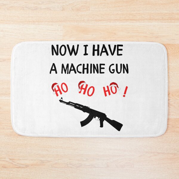 Item preview, Now I Have a Machine Gun - Funny Christmas Diehard jokes XMAS designed and sold by andrei49387.