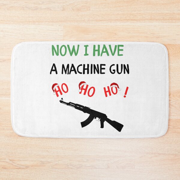 Item preview, Now I Have a Machine Gun - Funny Christmas Diehard jokes XMAS designed and sold by andrei49387.