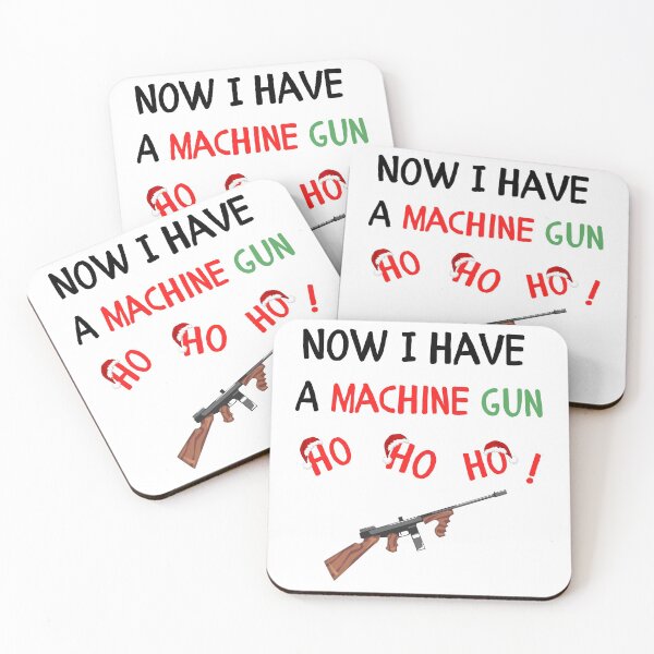 Item preview, Now I Have a Machine Gun - Funny Christmas Diehard jokes XMAS designed and sold by andrei49387.