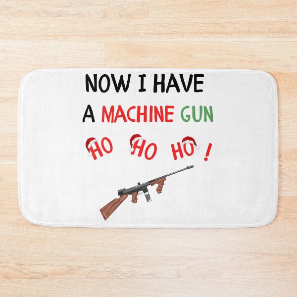 Item preview, Now I Have a Machine Gun - Funny Christmas Diehard jokes XMAS designed and sold by andrei49387.
