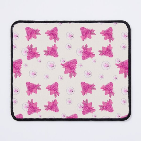 Item preview, Tropical pink torch Ginger and dandelion pattern designed and sold by FamilyCurios.