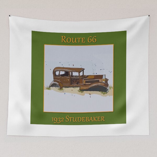 Item preview, 1932 Studebaker along Route 66  - WelshDesigns designed and sold by welshdesigns.