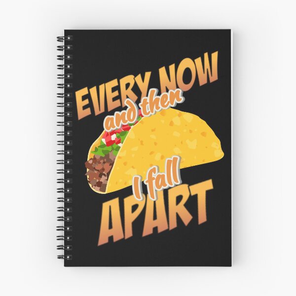 Item preview, Taco Every Now and then I Fall Apart Funny | Mexican Taco 80s song pun designed and sold by HROC.