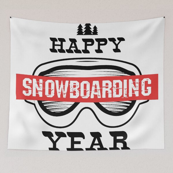 Item preview, Cute Christmas Outfit Happy Snowboarding Year Xmas Gift designed and sold by buffoola.