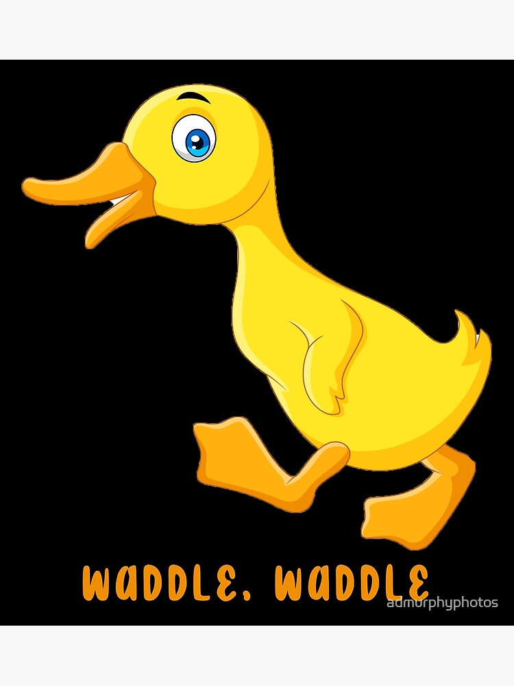 "Cute Duck Waddle Waddle" Poster For Sale By Admurphyphotos | Redbubble