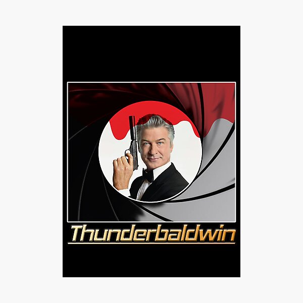 Alec Baldwin - Thunderbaldwin Photographic Print