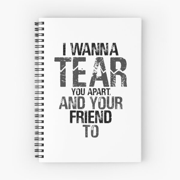 Item preview, I wanna tear you apart, and your friend to. designed and sold by Sticker Up.