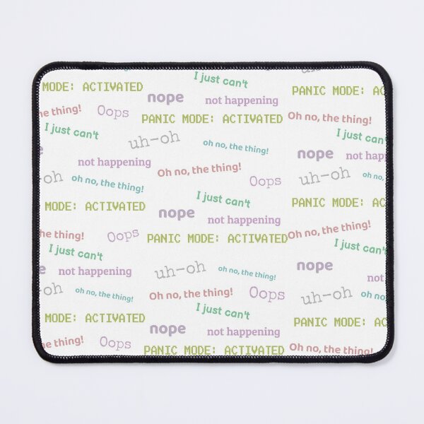 Item preview, Chaotic Panic Print - Color on White designed and sold by ThatIsSomething.