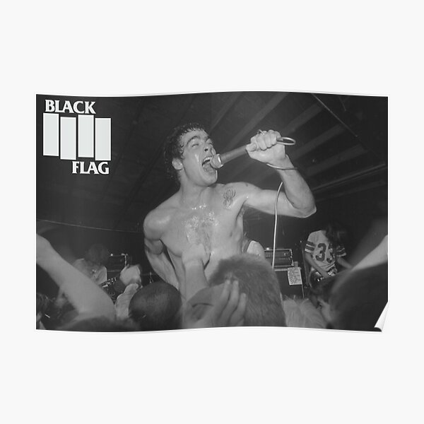 Henry Rollins (Black Flag), circa 1983 Poster