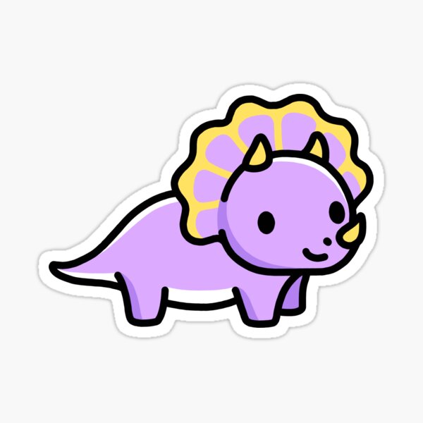 Item preview, Triceratops designed and sold by littlemandyart.