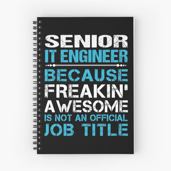 Item preview, Senior It Engineer T Shirt - Freaking Awesome Job Gift Item Tee designed and sold by oetate4774.