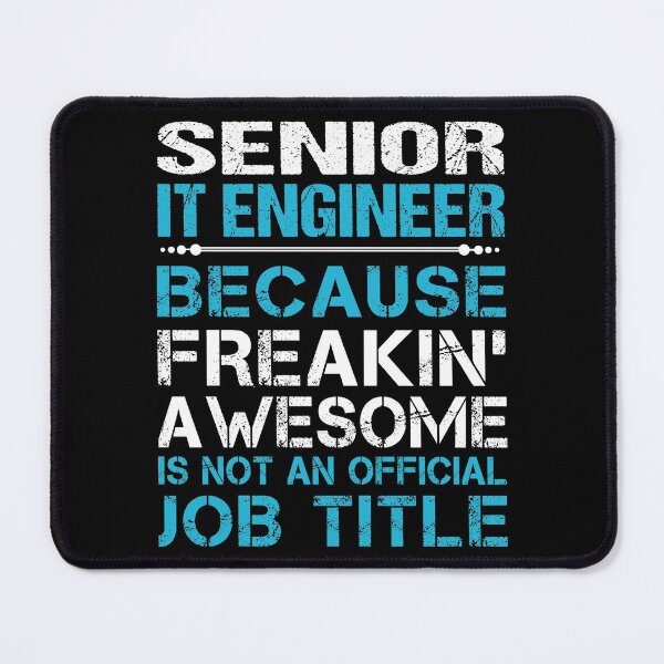 Item preview, Senior It Engineer T Shirt - Freaking Awesome Job Gift Item Tee designed and sold by oetate4774.