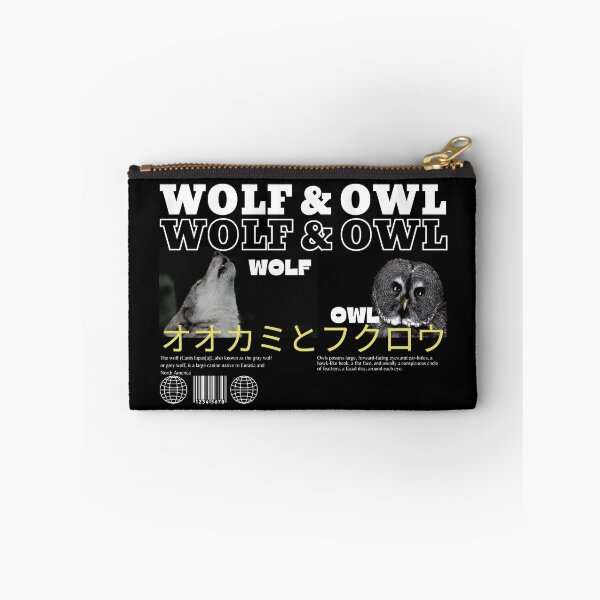 Item preview, Wolf and Owl-Animal Lovers designed and sold by theredsharp.