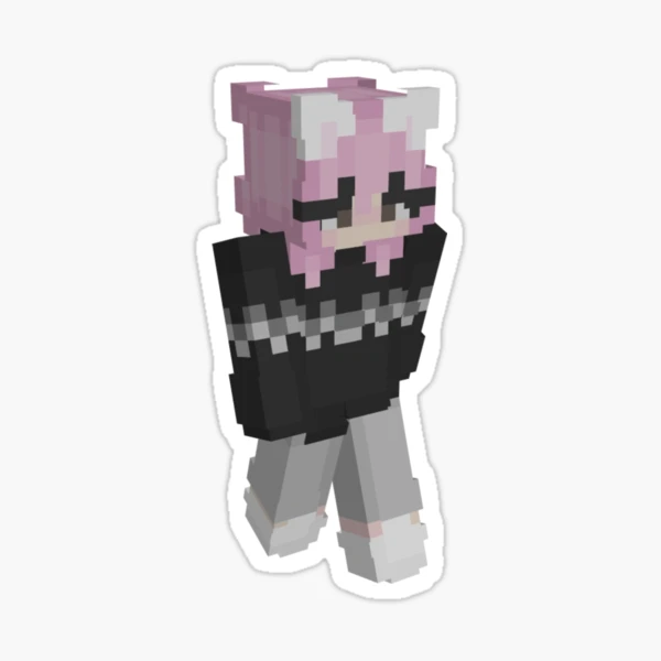 Fundy Minecraft Skin Sticker for Sale by rylee2020