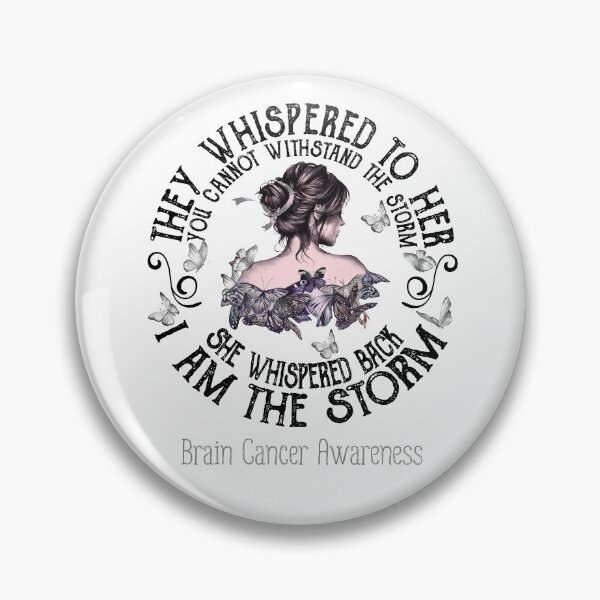 Item preview, Women Brain Cancer Warrior I Am The Storm designed and sold by Grooffos.