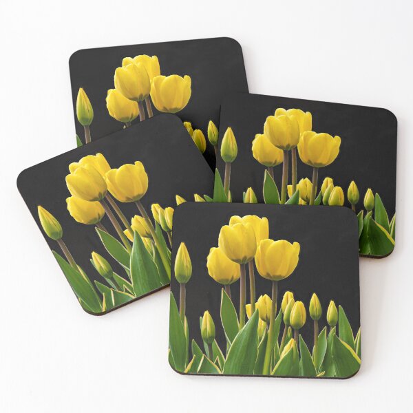 Item preview, YELLOW TULIPS AT ATTENTION designed and sold by Sandra Belitza-Vazquez.