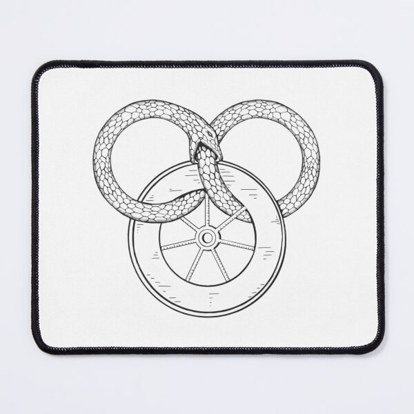 Item preview, The Snake and the Wheel designed and sold by TimelesTeesGB.