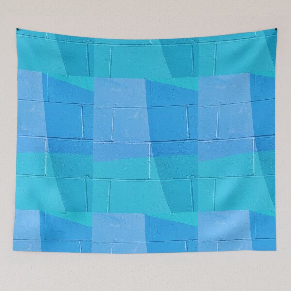 Item preview, Turquoise Blue Brick  designed and sold by newburyboutique.