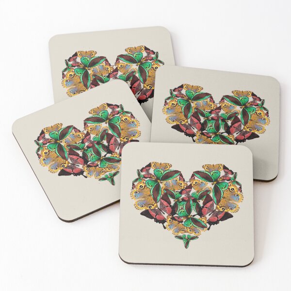 Item preview, Colorful Butterflies Heart designed and sold by Lounaadam.