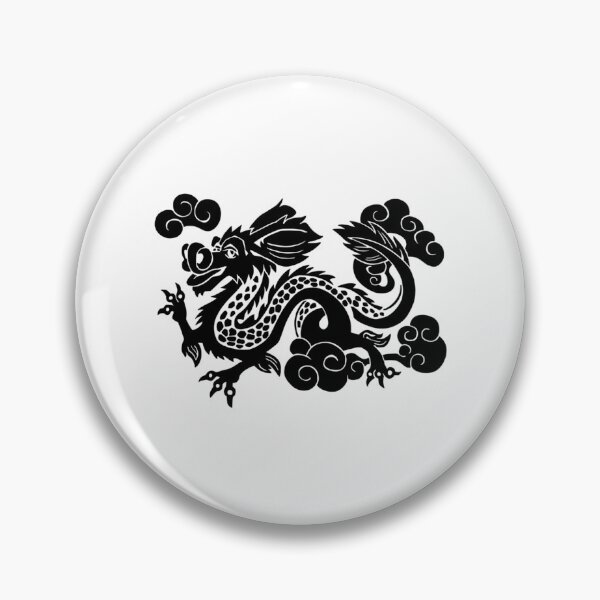 Item preview, Year of the Luck Dragon (Black Ink)    designed and sold by TimelesTeesGB.