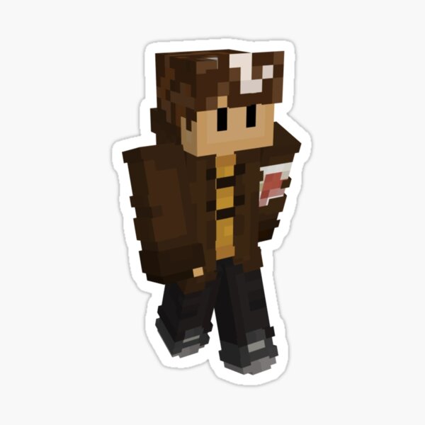 Technoblade Minecraft skin Magnet for Sale by lottedesigns