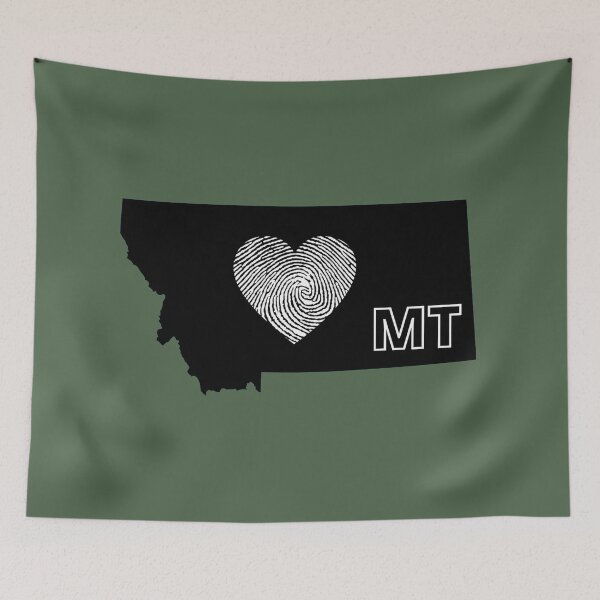 Item preview, 406 - MT - Montana (my heart is in MT) designed and sold by Gilby-Designs.