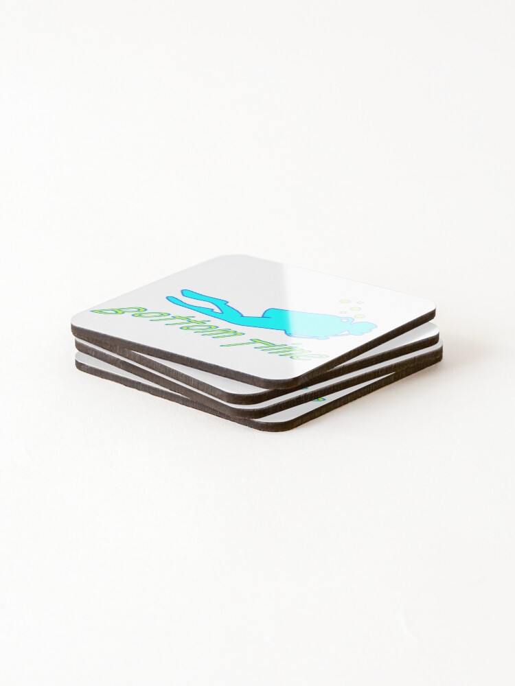 Thumbnail 4 of 5, Coasters (Set of 4), Bottom Time designed and sold by SacRob123.