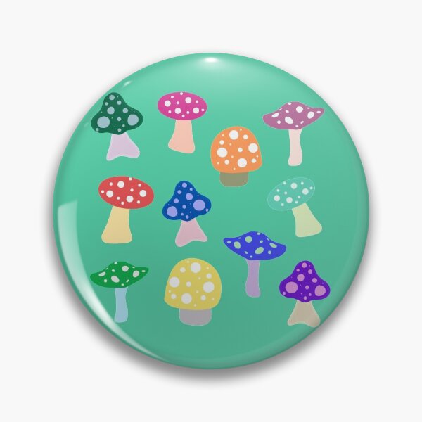 Item preview, Mushroom Collage - Rainbow designed and sold by hannahvira.