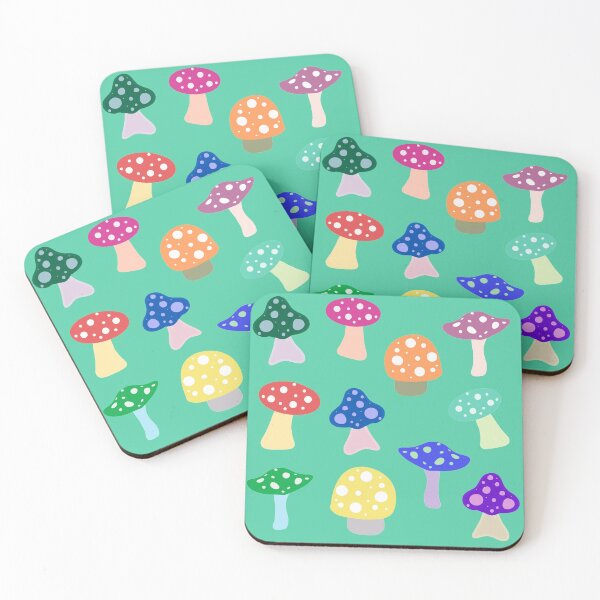 Item preview, Mushroom Collage - Rainbow designed and sold by hannahvira.