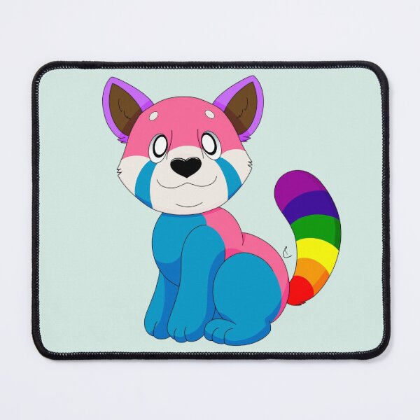 Item preview, Rainbow Red Panda – Gilbert Baker Colors designed and sold by CourtToons.