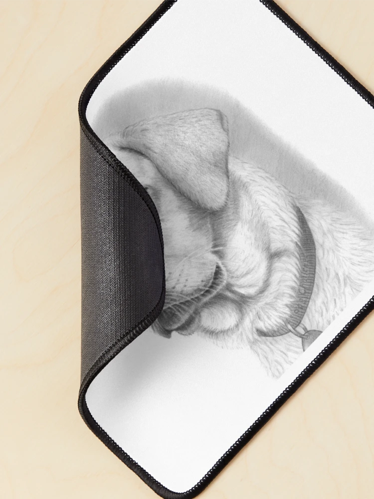 Thumbnail 2 of 5, Mouse Pad, Labrador designed and sold by Customdrawing.