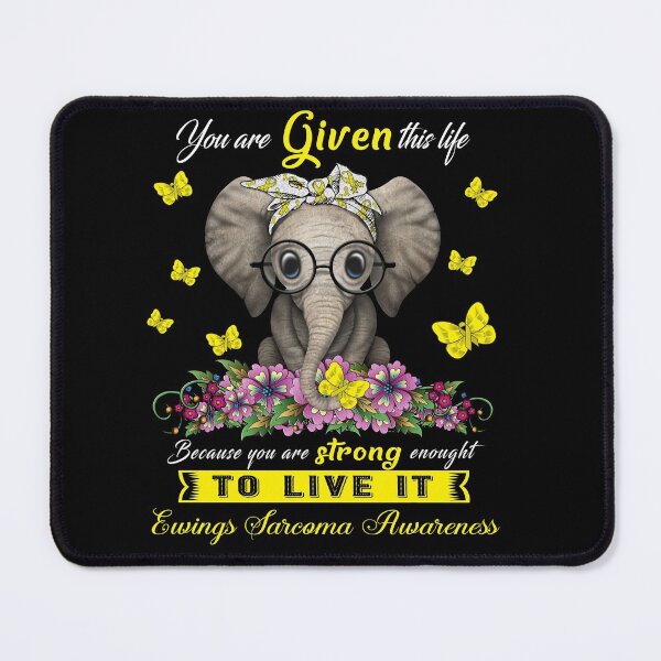 Item preview, Ewings Sarcoma Warrior Cute Elephant Lover Gifts designed and sold by Adropine.