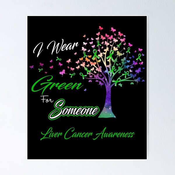 Item preview, Ribbon Tree I Wear Green For Someone Liver Cancer Awareness designed and sold by Tadmab.