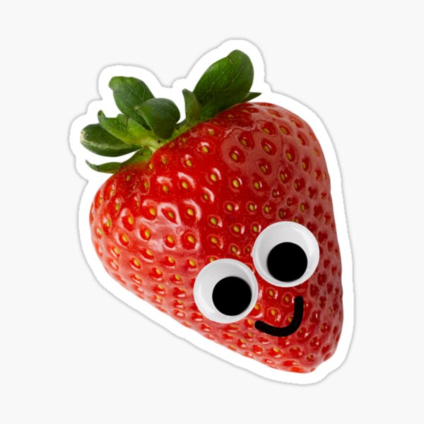 Googly Eyes Fruit Set Sticker for Sale by hannahvira