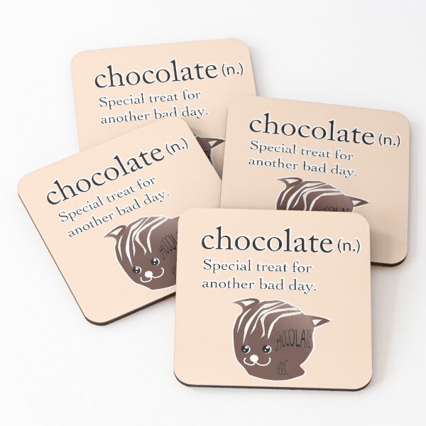 Item preview, chocolate kitten designed and sold by DOTSCdesign.