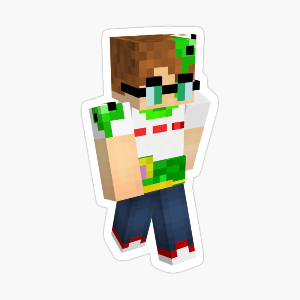 Charlie Slimecicle Minecraft Skin Magnet for Sale by ChocolateColors |  Redbubble