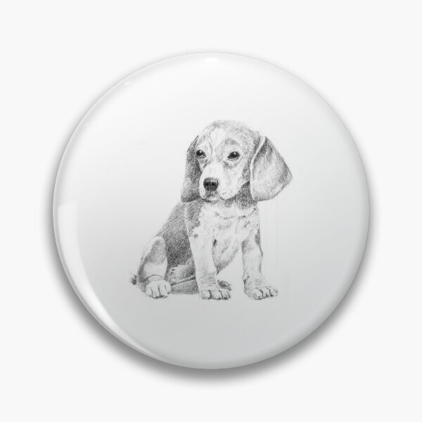 Aperçu de l'œuvre Chiot créée et vendue par Customdrawing.