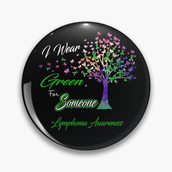 Item preview, Ribbon Tree I Wear Green For Someone Lymphoma Awareness designed and sold by Tadmab.