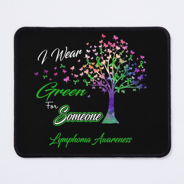 Item preview, Ribbon Tree I Wear Green For Someone Lymphoma Awareness designed and sold by Tadmab.