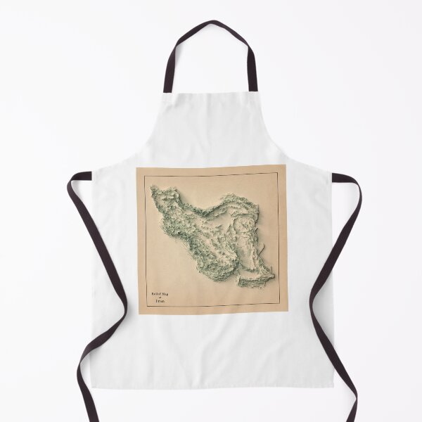 Item preview, Iran Relief Map 3D digitally-rendered designed and sold by ThinkAboutMaps.