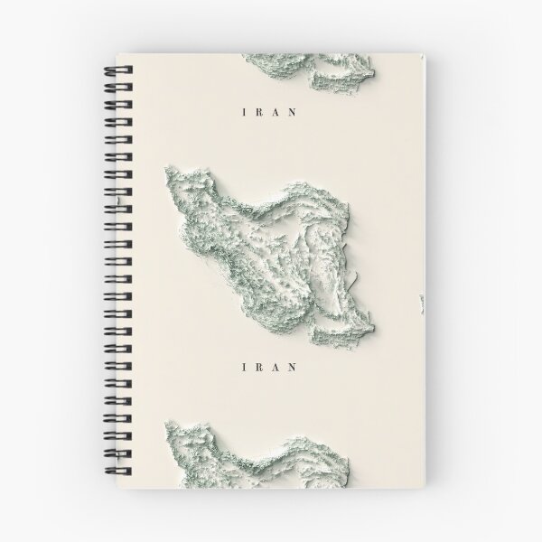 Item preview, Iran Relief Map 3D digitally-rendered designed and sold by ThinkAboutMaps.