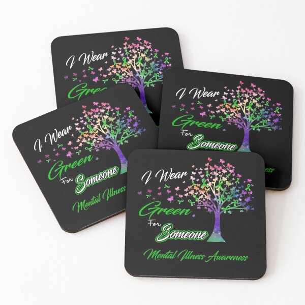 Item preview, Ribbon Tree I Wear Green For Someone Mental Illness Awareness designed and sold by Tadmab.