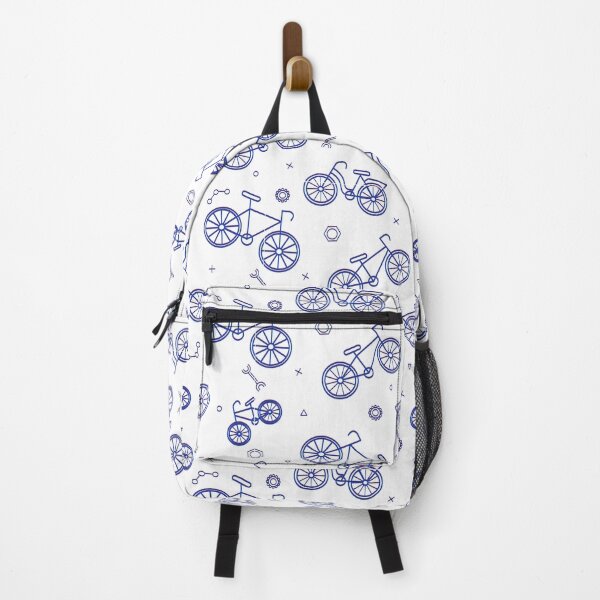 Item preview, Bike Pattern on White designed and sold by simpleones.