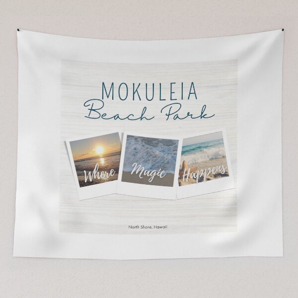 Item preview, Mokuleia Beach Park designed and sold by Woowee808.
