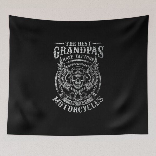 Item preview, Mens Best Grandpas Have Tattoos And Ride Motorcycles Biker Biking designed and sold by vuhungbnz.
