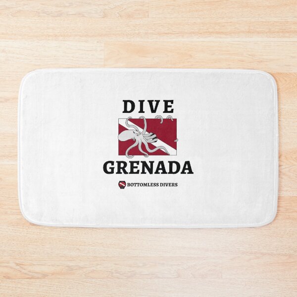 Item preview, Dive Grenada Octopus with Dive Flag designed and sold by BottomlessDiver.